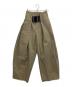 PRANK PROJECT（プランクプロジェクト）の古着「High-Waist Belted Tuck Pants」｜ベージュ