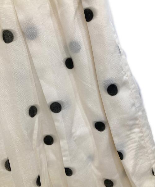 tageechita（タジチタ）TAGEECHITA (タジチタ) Polka Dot Wide Pants アイボリー サイズ:Ｌの古着・服飾アイテム