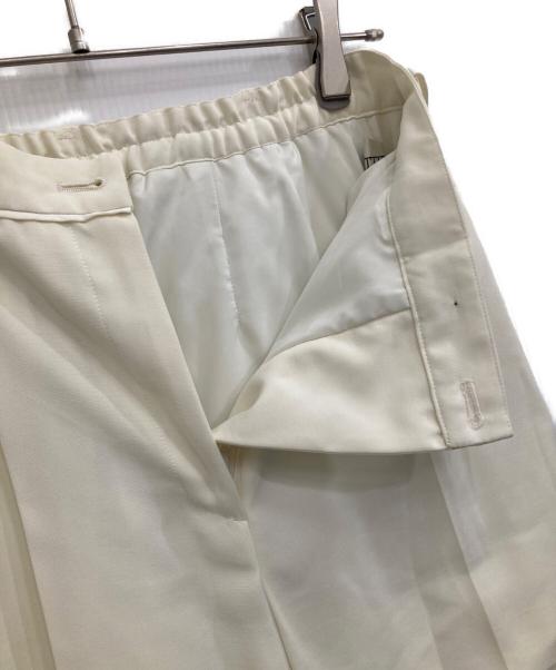 Ameri（アメリ）AMERI (アメリ) MEDI FOLDED HEM RELAXING PANTS アイボリー サイズ:Mの古着・服飾アイテム