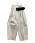 PRANK PROJECT（プランクプロジェクト）の古着「High-Waist Belted Tuck Pants」｜ホワイト