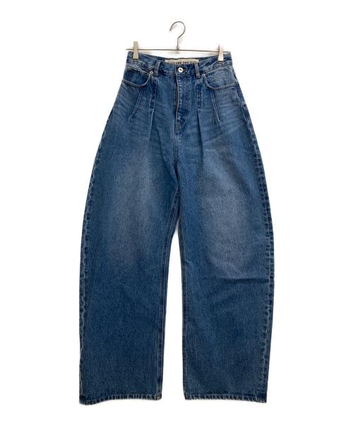PRANK PROJECT（プランクプロジェクト）PRANK PROJECT (プランクプロジェクト) High-waisted Curved Denim インディゴ サイズ:38の古着・服飾アイテム