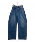 PRANK PROJECT（プランクプロジェクト）の古着「High-waisted Curved Denim」｜インディゴ