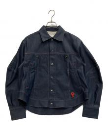 OMMO（オーエムエムオー）の古着「SQUARE SLEEVE JK」｜インディゴ
