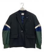 OMMOオーエムエムオー）の古着「TRACK MIX TAILORED JK」｜ブラック