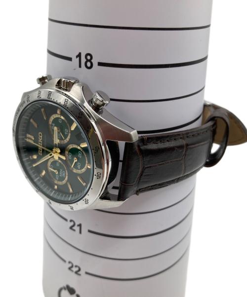 SEIKO（セイコー）SEIKO (セイコー) クロノグラフ グリーンの古着・服飾アイテム