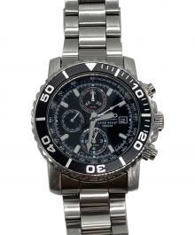 SEIKO（セイコー）の古着「クロノグラフ」｜ブラック