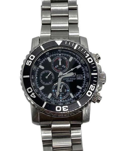 SEIKO（セイコー）SEIKO (セイコー) クロノグラフ ブラックの古着・服飾アイテム