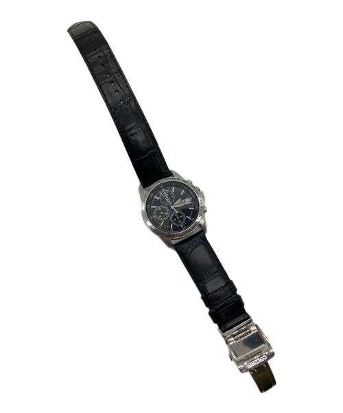 SEIKO（セイコー）SEIKO (セイコー) クロノグラフ ブラックの古着・服飾アイテム