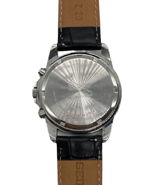 SEIKO（セイコー）SEIKO (セイコー) クロノグラフ ブラックの古着・服飾アイテム