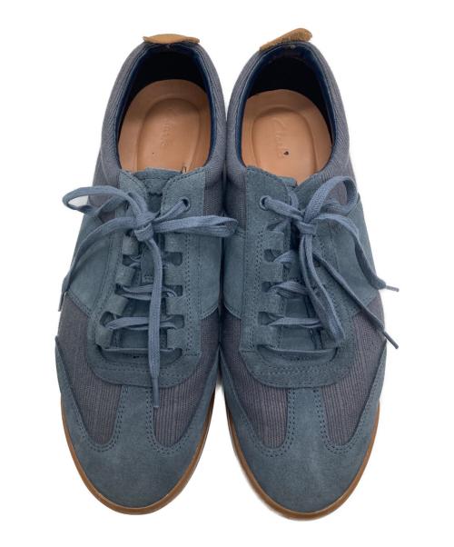 CLARKS（クラークス）CLARKS (クラークス) SIDDAL MIX スエードスニーカー ネイビー サイズ:27の古着・服飾アイテム