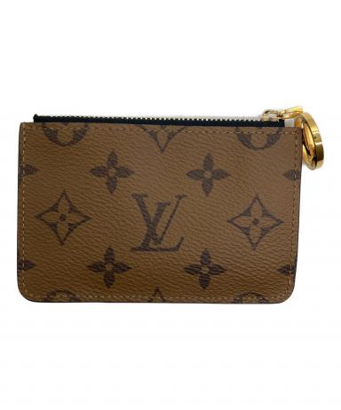 Louis Vuitton ダークブラウン カード入れ 中古・古着通販】LOUIS VUITTON (ルイ ヴィトン) カードケース ポルト