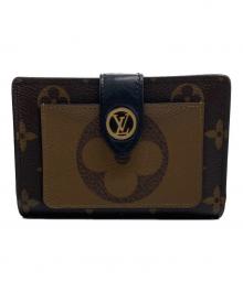 LOUIS VUITTON（ルイ ヴィトン）の古着「2つ折り財布」｜ブラウン