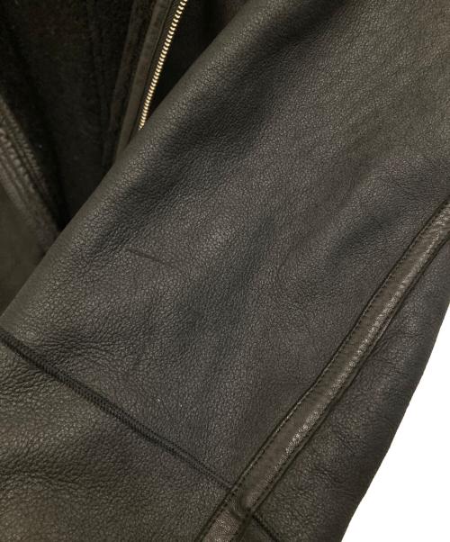 Calvin Klein platinum（カルバンクラインプラチナム）Calvin Klein PLATINUM (カルバンクラインプラチナム) ラムレザージャケット ブラック サイズ:-の古着・服飾アイテム
