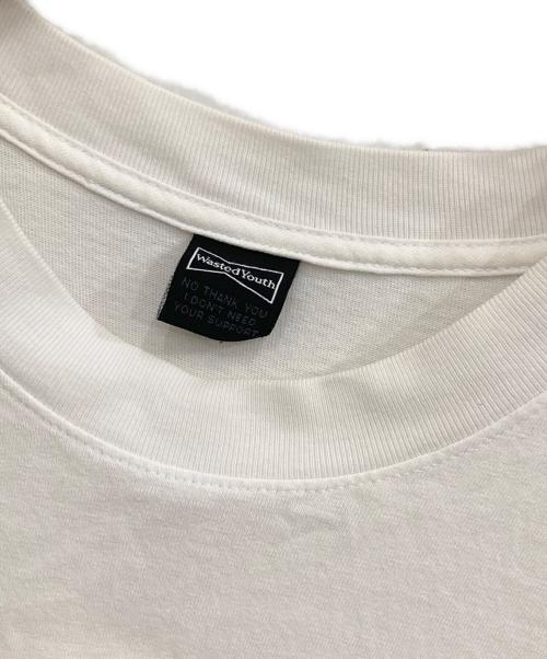 WASTED YOUTH（ウェイステッドユース）Wasted Youth (ウェイステッドユース) Tシャツ ホワイト サイズ:Ｌの古着・服飾アイテム