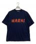 MARNI（マルニ）の古着「ロゴプリントTシャツ」｜ネイビー