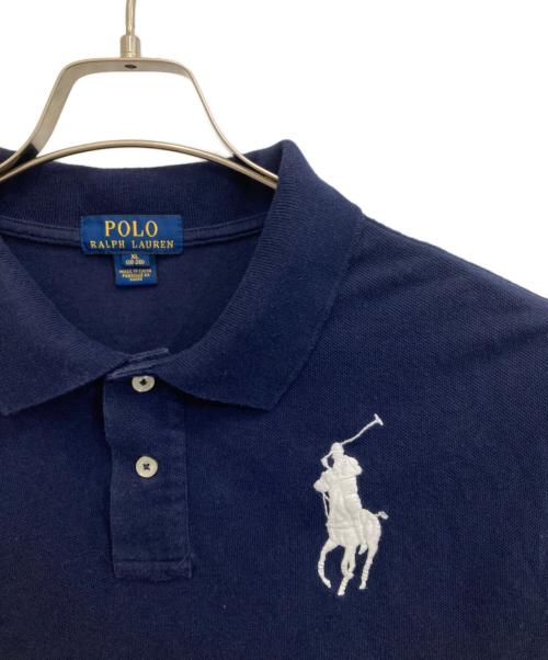 POLO RALPH LAUREN（ポロ・ラルフローレン）POLO RALPH LAUREN (ポロ・ラルフローレン) ビッグポニーポロシャツ ネイビー サイズ:XLの古着・服飾アイテム