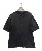 POLO RALPH LAURENポロ・ラルフローレン）の古着「ヘンリーネックカットソー」｜ブラック