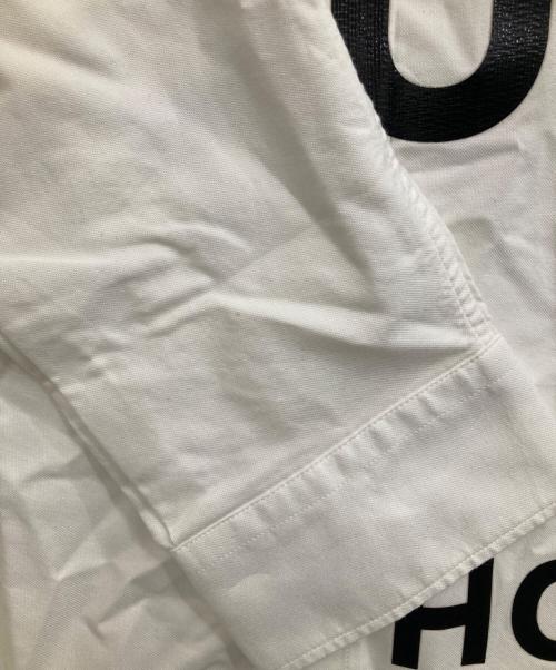 BURBERRY LONDON（バーバリーロンドン）BURBERRY LONDON (バーバリーロンドン) ホースフェリー プリント長袖シャツ ホワイト サイズ:Mの古着・服飾アイテム