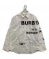 BURBERRY LONDON（バーバリーロンドン）の古着「ホースフェリー プリント長袖シャツ」｜ホワイト