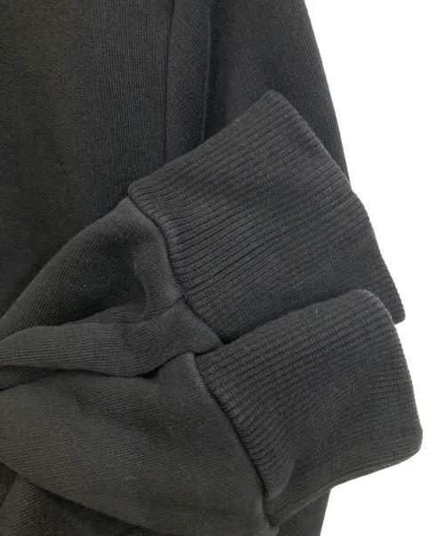BALMAIN（バルマン）BALMAIN (バルマン) サイドジップアップパーカー ブラック サイズ:Ｌの古着・服飾アイテム