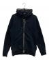 BALMAIN（バルマン）の古着「サイドジップアップパーカー」｜ブラック