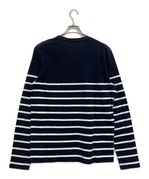 BALMAIN（バルマン）BALMAIN (バルマン) メダリオンロゴ長袖カットソー ネイビー サイズ:Lの古着・服飾アイテム