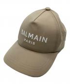 BALMAINバルマン）の古着「ロゴベースボールキャップ」｜ブラウン