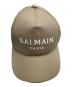 BALMAIN (バルマン) ロゴベースボールキャップ ブラウン：12000円