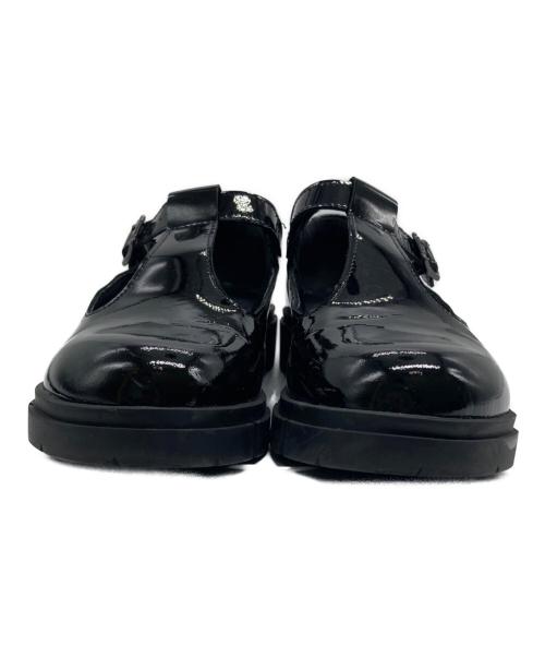 CLARKS（クラークス）CLARKS (クラークス) Tストラップシューズ ブラック サイズ:23の古着・服飾アイテム