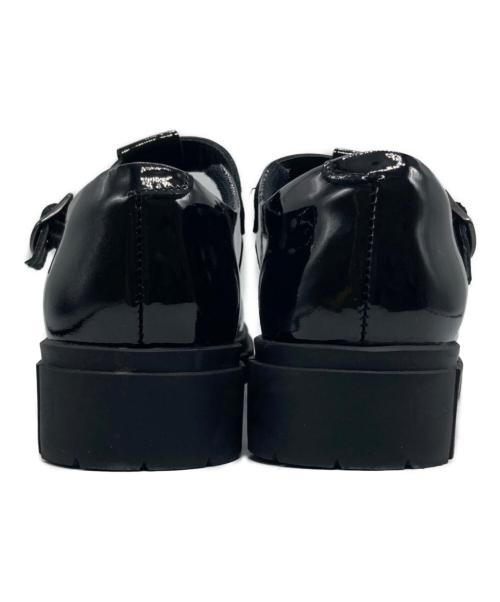 CLARKS（クラークス）CLARKS (クラークス) Tストラップシューズ ブラック サイズ:23の古着・服飾アイテム