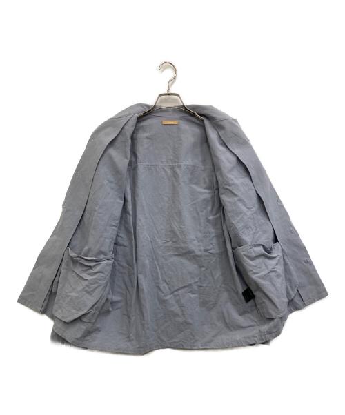 LAMOND（ラモンド）LAMOND (ラモンド) COTTON / LINEN WASHER JACKET ブルーグレー サイズ:2の古着・服飾アイテム