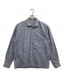 LAMOND（ラモンド）の古着「COTTON / LINEN WASHER JACKET」｜ブルーグレー