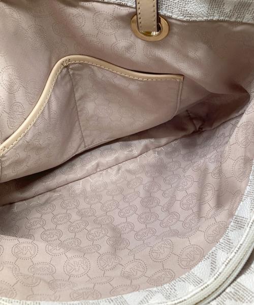 MICHAEL KORS（マイケルコース）MICHAEL KORS (マイケルコース) トートバッグ アイボリーの古着・服飾アイテム