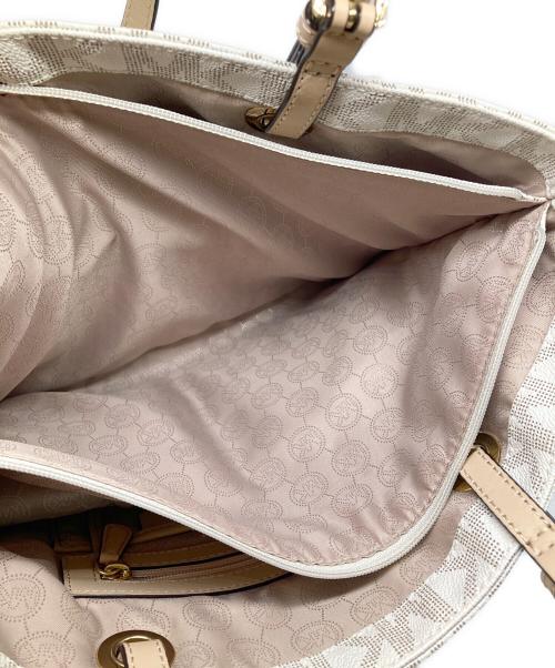 MICHAEL KORS（マイケルコース）MICHAEL KORS (マイケルコース) トートバッグ アイボリーの古着・服飾アイテム