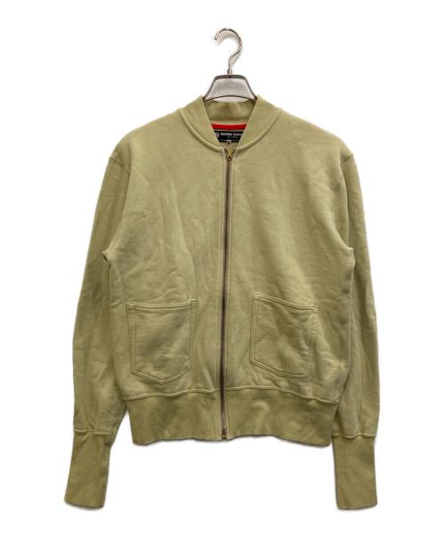 HIDEHIKO YAMANE（ヒデヒコ ヤマネ）hidehiko yamane (ヒデヒコ ヤマネ) スウェットジャケット イエロー サイズ:38の古着・服飾アイテム