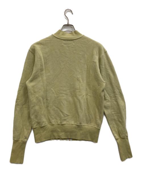 HIDEHIKO YAMANE（ヒデヒコ ヤマネ）hidehiko yamane (ヒデヒコ ヤマネ) スウェットジャケット イエロー サイズ:38の古着・服飾アイテム