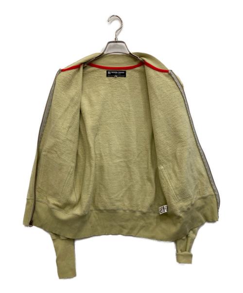 HIDEHIKO YAMANE（ヒデヒコ ヤマネ）hidehiko yamane (ヒデヒコ ヤマネ) スウェットジャケット イエロー サイズ:38の古着・服飾アイテム