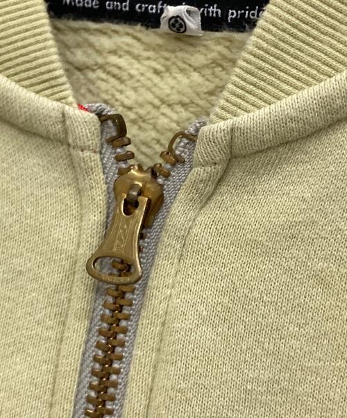 HIDEHIKO YAMANE（ヒデヒコ ヤマネ）hidehiko yamane (ヒデヒコ ヤマネ) スウェットジャケット イエロー サイズ:38の古着・服飾アイテム