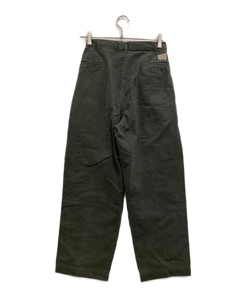 POLO RALPH LAUREN（ポロ・ラルフローレン）POLO RALPH LAUREN (ポロ・ラルフローレン) 2タックパンツ オリーブ サイズ:不明の古着・服飾アイテム