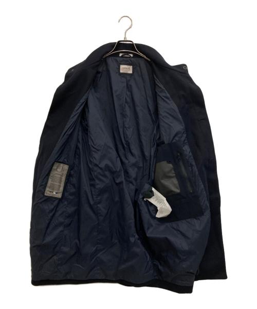 ARMANI COLLEZIONI（アルマーニ コレツィオーニ）ARMANI COLLEZIONI (アルマーニ コレツィオーニ) カシミヤウール混コート ネイビー サイズ:50の古着・服飾アイテム