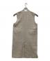 evam eva (エヴァムエヴァ) linen cotton long vest アイボリー サイズ:M：9000円