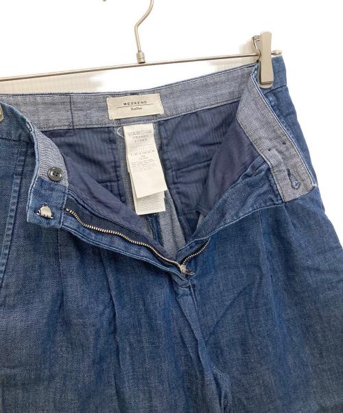 WEEKEND Max Mara（ウィークエンド マックスマーラ）Weekend Max Mara (ウィークエンド マックスマーラ) デニムパンツ インディゴ サイズ:40の古着・服飾アイテム