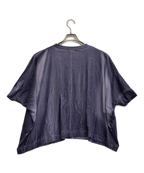 mizuiro-ind（ミズイロインド）mizuiro-ind (ミズイロインド) タイダイ染めカットソー パープル サイズ:FREEの古着・服飾アイテム