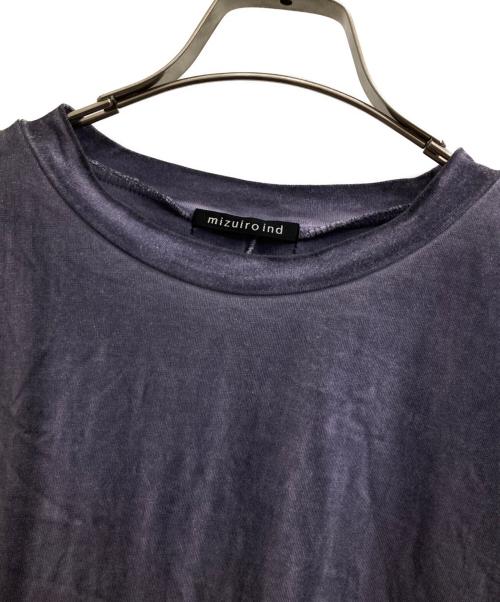 mizuiro-ind（ミズイロインド）mizuiro-ind (ミズイロインド) タイダイ染めカットソー パープル サイズ:FREEの古着・服飾アイテム