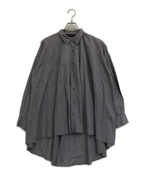 mizuiro-ind（ミズイロインド）mizuiro-ind (ミズイロインド) シャツワンピース グレー サイズ:FREEの古着・服飾アイテム