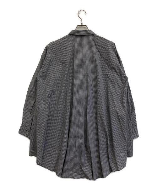 mizuiro-ind（ミズイロインド）mizuiro-ind (ミズイロインド) シャツワンピース グレー サイズ:FREEの古着・服飾アイテム