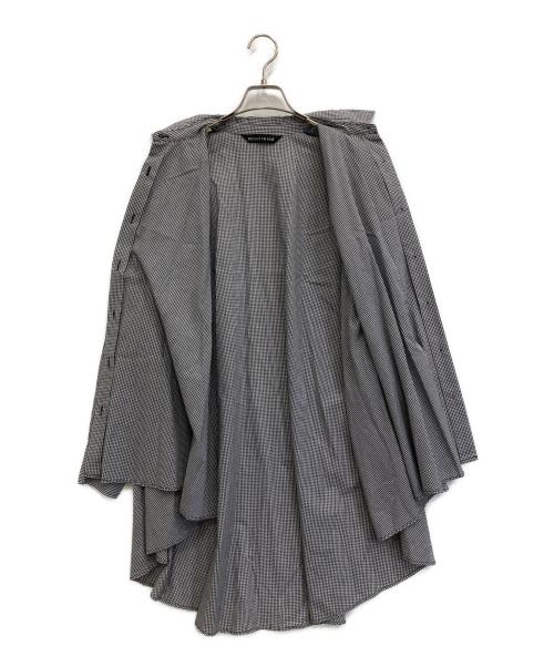 mizuiro-ind（ミズイロインド）mizuiro-ind (ミズイロインド) シャツワンピース グレー サイズ:FREEの古着・服飾アイテム