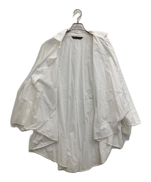 mizuiro-ind（ミズイロインド）mizuiro-ind (ミズイロインド) シャツワンピース ホワイト サイズ:FREEの古着・服飾アイテム