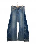 LEVI'Sリーバイス）の古着「リメイクデニムパンツ」｜インディゴ