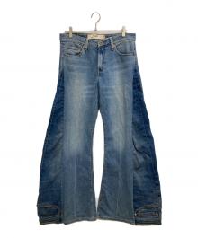 LEVI'S（リーバイス）の古着「リメイクデニムパンツ」｜インディゴ